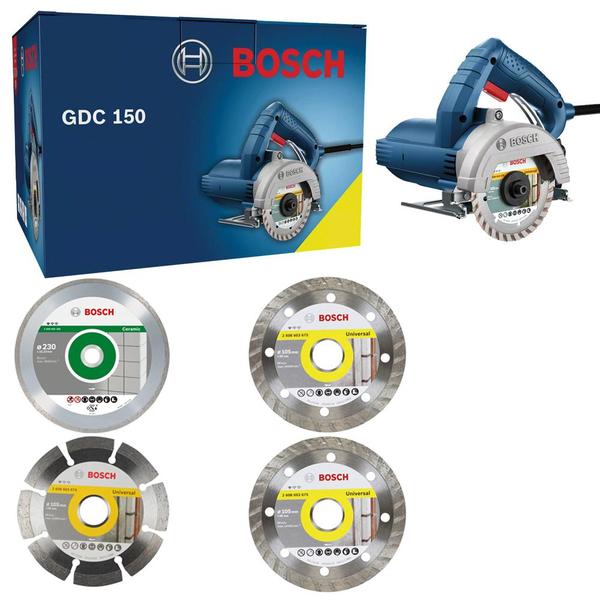 Imagem de Serra Mármore Titan 1500W 220V C/4 Discos GDC150 - Bosch