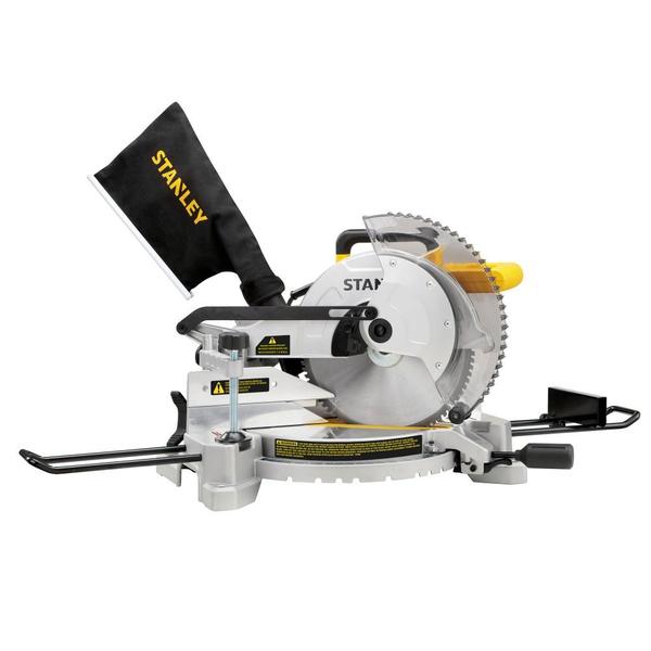 Serra meia esquadria 10" 1.650 watts com coletor de pó - SM16 - Stanley Imagem de Serra meia esquadria 10" 1.650 watts com coletor de pó - SM16 - Stanley