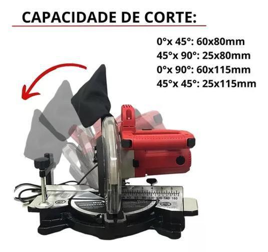 Imagem de Serra Meia Esquadria Angular 1200W Importway