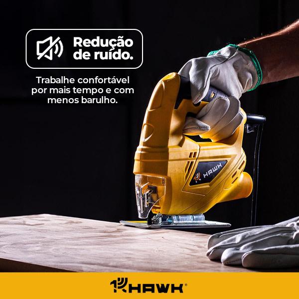 Imagem de Serra Tico Tico 400W com Lâmina de Corte 127V 220V Hawk