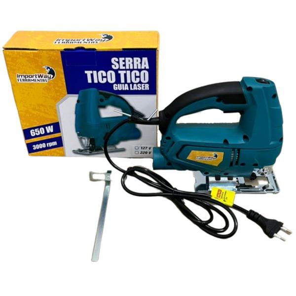 Imagem de Serra Tico Tico Profissional Corte Com Guia Laser 650w 220v