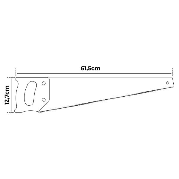 Imagem de Serrote 22" com 7 Dentes por Polegada Tramontina 43200022