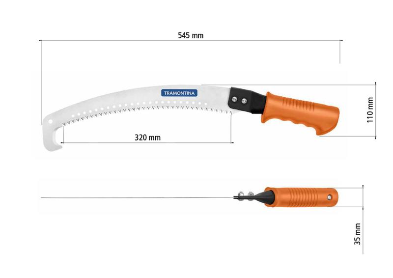 Imagem de Serrote de Poda com Gancho em Aço Tramontina