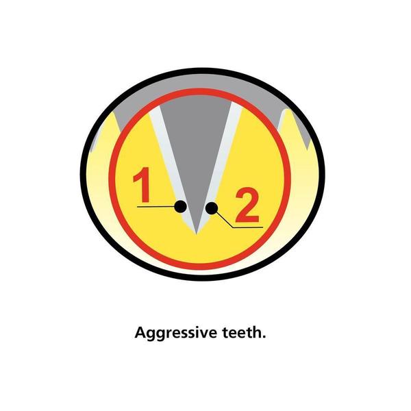 Imagem de Serrote para Poda Tramontina Supercut 14" com 6 Dentes por Polegada em Aço Carbono e Cabo Injetado