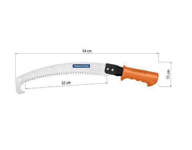 Imagem de Serrote Poda Com Gancho Dente Tubarão Para Cabo Tramontina