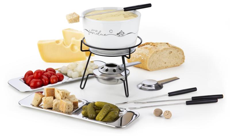 Imagem de Serviço Fondue de Porcelana Chocolate e Queijo Swiss Forma