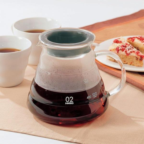 Imagem de Servidor de café Hario V60 Glass Range 800 ml à prova de calor transparente