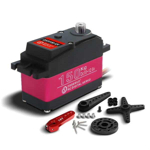 Imagem de Servo Digital De Alto Torque 12V Para Redcat HPI Baja 5B SS 150Kg 1/5 DS51150 Compatível Com