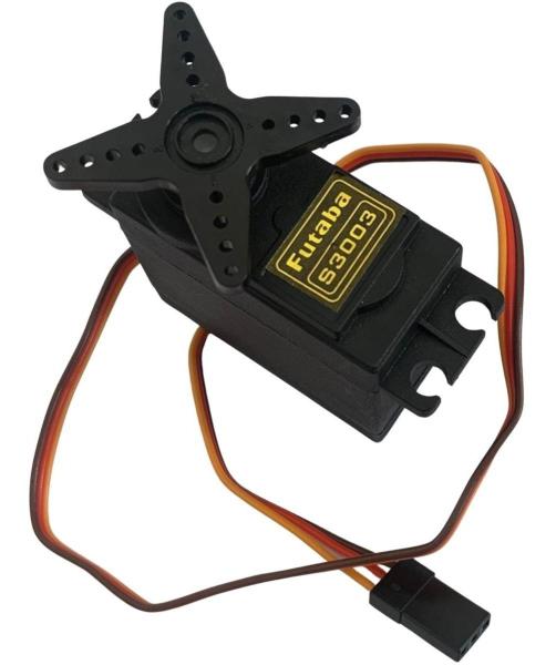 Servo Motor tipo Futaba S3003 180º 4.2Kg/cm para Aeromodelismo, Arduino e Robotica Imagem de Servo Motor tipo Futaba S3003 180º 4.2Kg/cm para Aeromodelismo, Arduino e Robotica