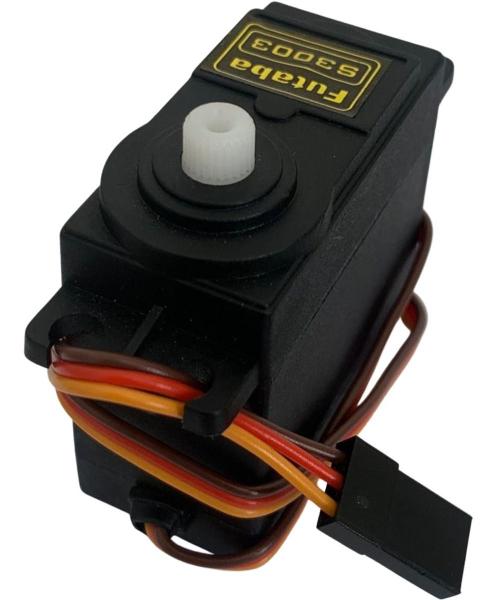 Servo Motor tipo Futaba S3003 180º 4.2Kg/cm para Aeromodelismo, Arduino e Robotica Imagem de Servo Motor tipo Futaba S3003 180º 4.2Kg/cm para Aeromodelismo, Arduino e Robotica