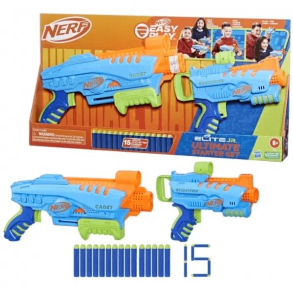 Imagem de Set 2 Lançadores de Dardos Nerf Elite Jr Ultimate Starter