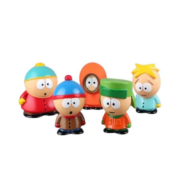 Imagem de Set 5 bonecos south park stan kenny butters kyle cartman