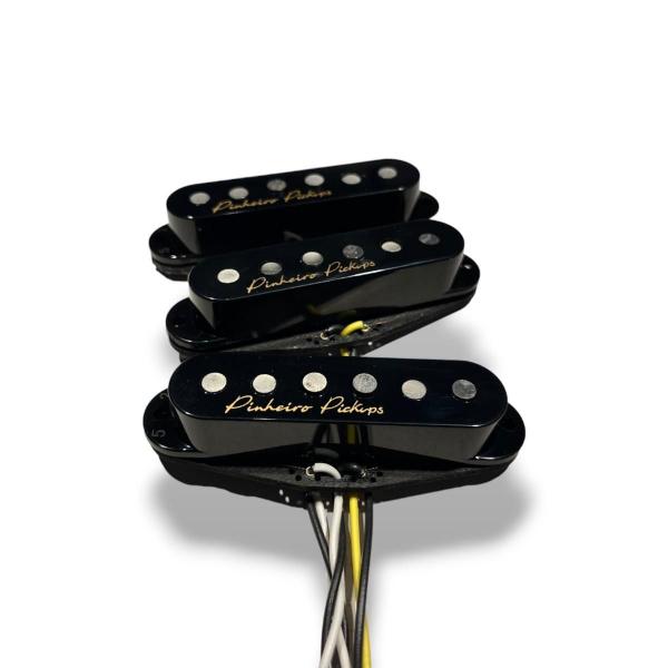 Imagem de Set Completo - Strat Blues Trio - Single Coils - Preto