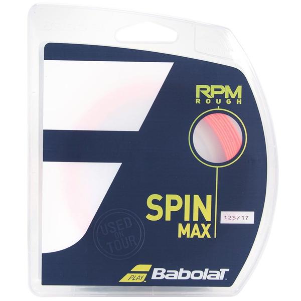 Imagem de Set de Corda para Raquete de Tênis Babolat RPM Rough 1.25mm  Vermelho