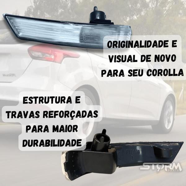 Imagem de Seta Retrovisor Focus 2016 A 2018 Lado Esquerdo Motorista