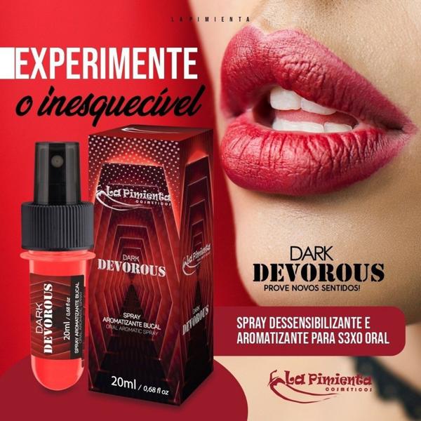 Imagem de Sexo oral spray dessensibilizante e aromatizante para garganta 2 em um para sexo oral dark devorous