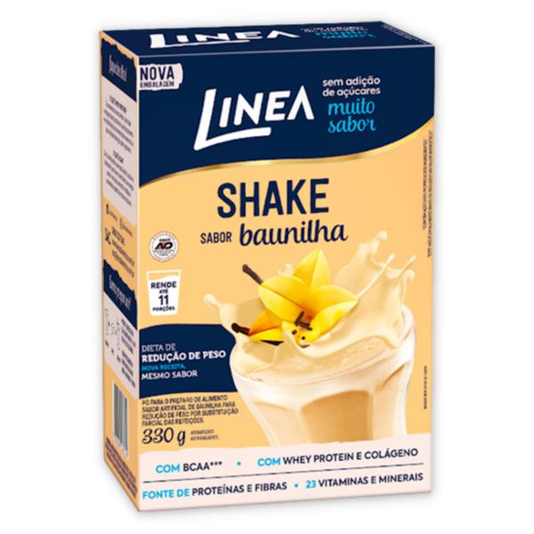 Imagem de Shake Linea Sabor Baunilha com BCAA / Whey Protein e Colágeno 330g