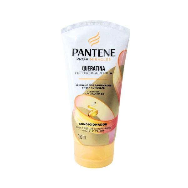 Imagem de Shampoo 175ml + Condicionador 150ml Pantene Pro-v Queratina Preenche e Blinda