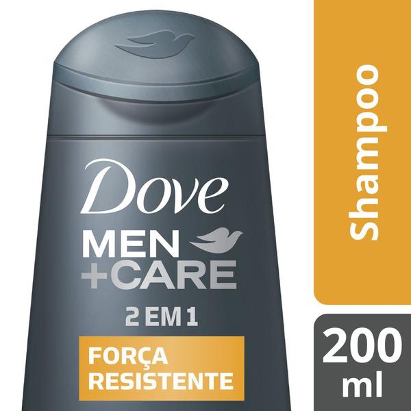 Imagem de Shampoo 2 em 1 Dove Men Care Força Resistente 200ml