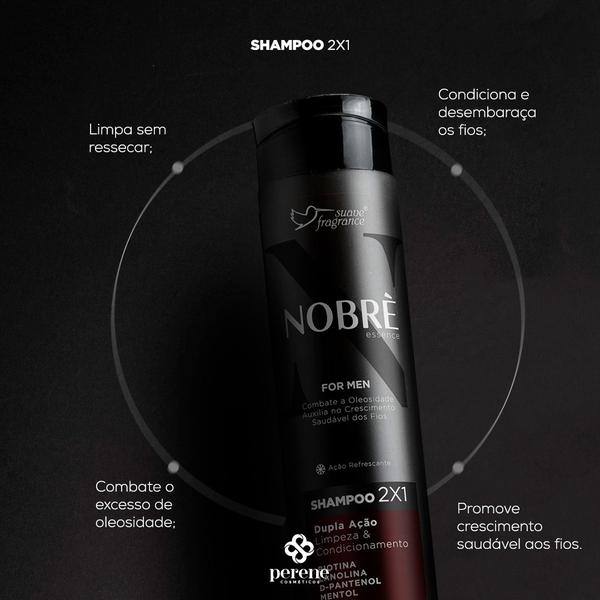 Imagem de Shampoo 2x1 Nobre For Men 300ml