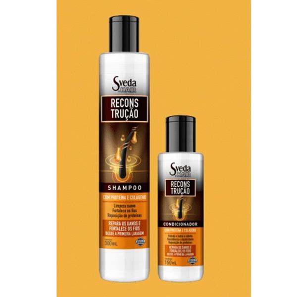 Imagem de Shampoo 300ml + Condicionador Sveda Reconstrução 150ml