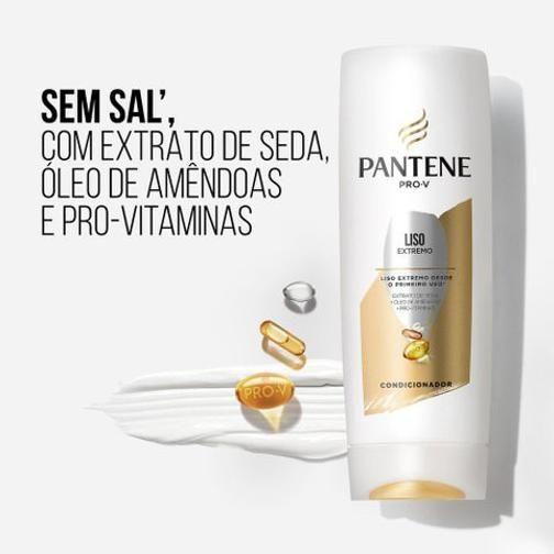 Imagem de Shampoo 350Ml Mais Condicionador 175Ml Pantene Liso Extremo