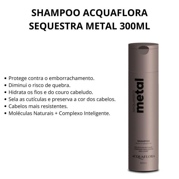 Imagem de Shampoo Acquaflora Sequestra Metal 300Ml