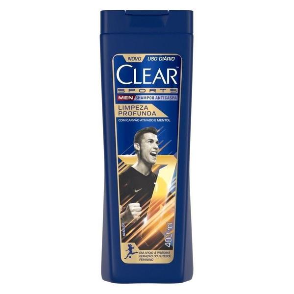 Imagem de Shampoo Anticaspa Clear Limpeza Profunda 400Ml