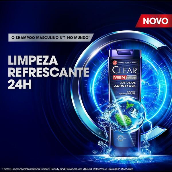 Imagem de Shampoo Anticaspa Clear Men Ice Cool Menthol 400mL