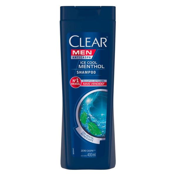 Imagem de Shampoo Anticaspa Clear Men Ice Cool Menthol 400ml