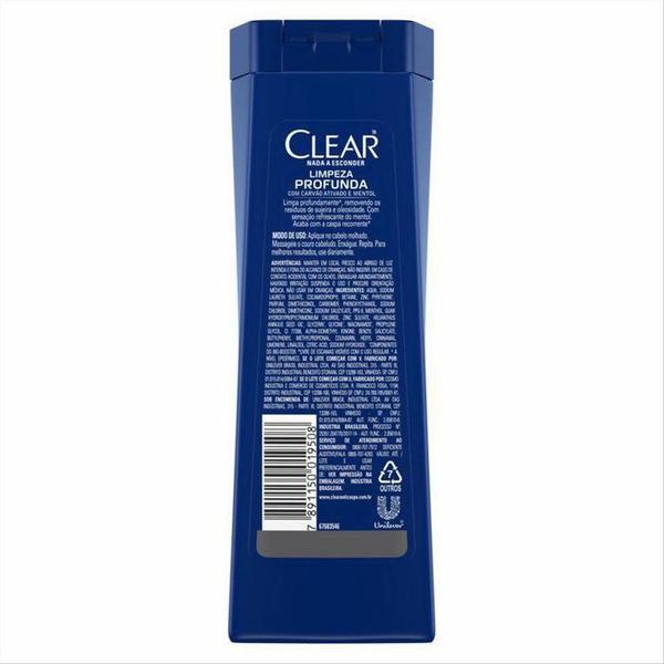 Shampoo Anticaspa Clear Sports Men Limpeza Profunda - 200Ml Imagem de Shampoo Anticaspa Clear Sports Men Limpeza Profunda - 200Ml