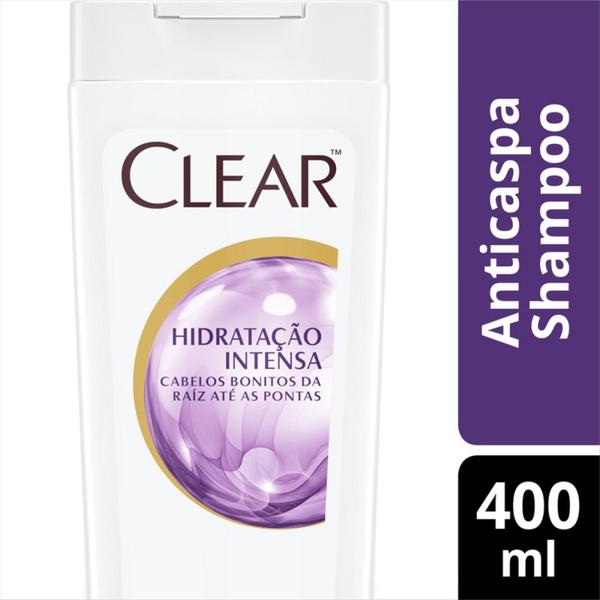 Imagem de Shampoo Anticaspa Clear Women Hidratacao Intensa 400ml