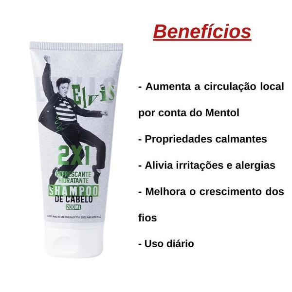 Imagem de Shampoo Anticaspa - Elvis Presley - Viking Brand - 200Ml