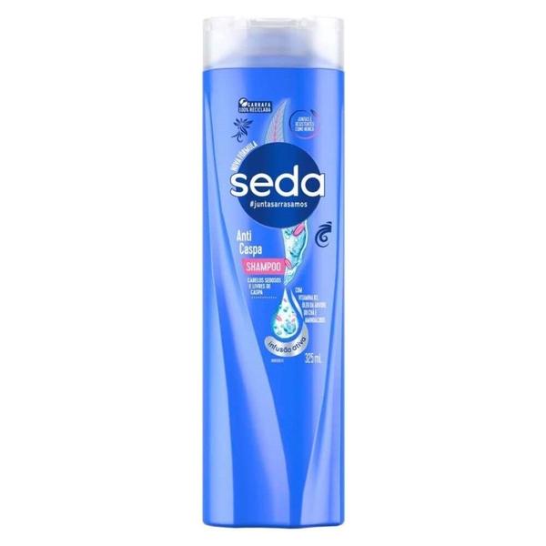 Imagem de Shampoo Anticaspa Hidratação Diária 325ml - Seda