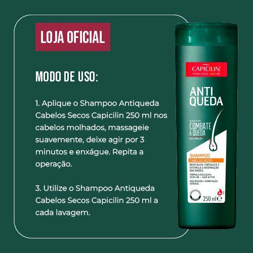 Imagem de Shampoo Antiqueda Cabelos Secos 250 ml Capicilin