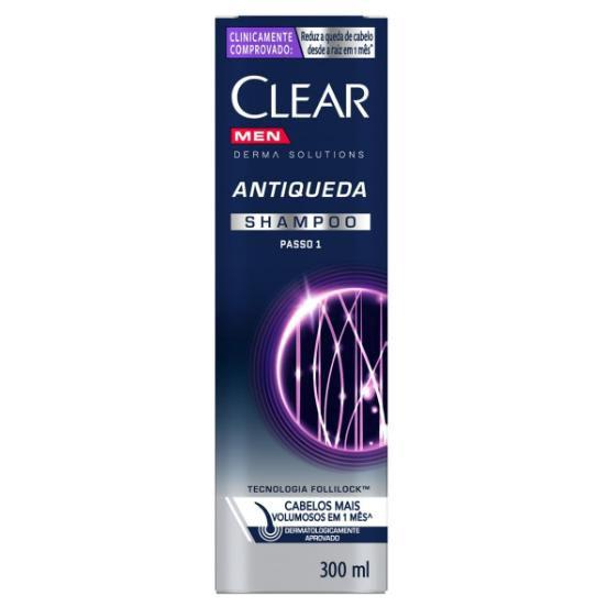 Imagem de Shampoo Antiqueda Clear Men Derma Solutions 300ml