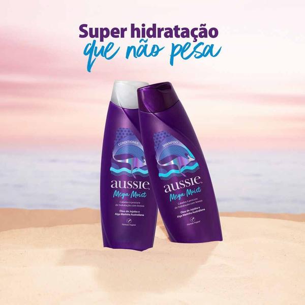 Imagem de Shampoo Aussie Mega Moist Super Hidratação 180ml