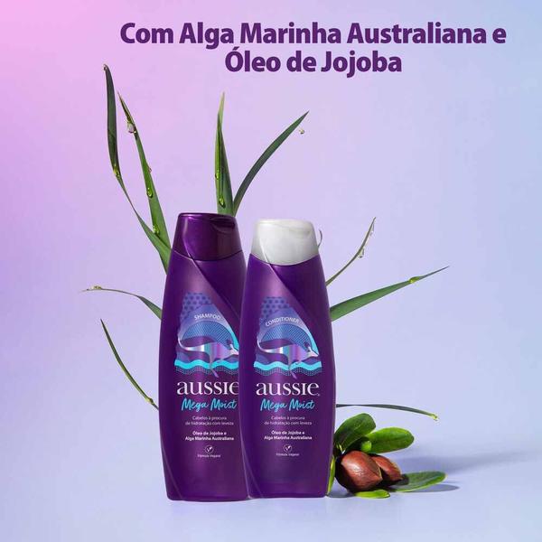 Imagem de Shampoo Aussie Mega Moist Super Hidratação 180ml