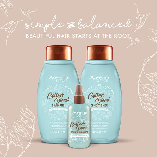 Imagem de Shampoo Aveeno Blend Light Moisture sem sulfato 355ml