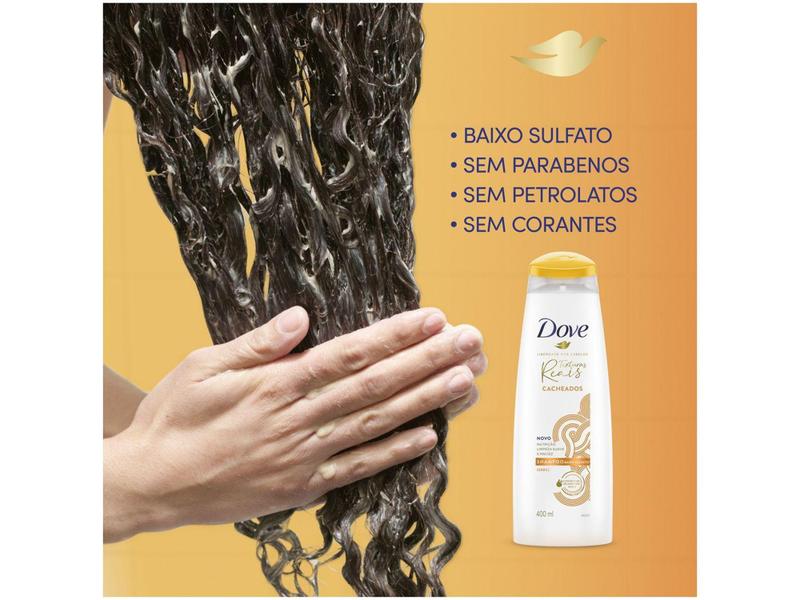 Imagem de Shampoo Baixo Sulfato Dove Texturas Reais Cacheados 400ml