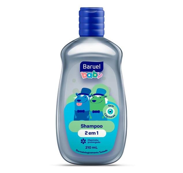 Imagem de Shampoo Baruel Baby 2 em 1 com 210ml