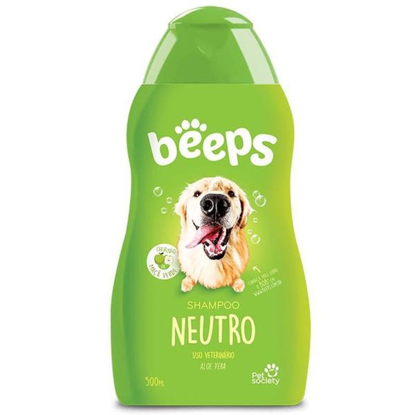 Imagem de Shampoo Beeps Neutro Sem Sal Pet Society 500ml