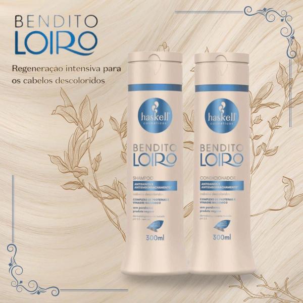 Imagem de Shampoo Bendito Loiro 300ml - Haskell