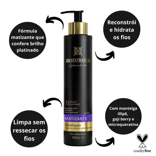 Imagem de Shampoo Bio Extratus Specialiste Matizante 300ml