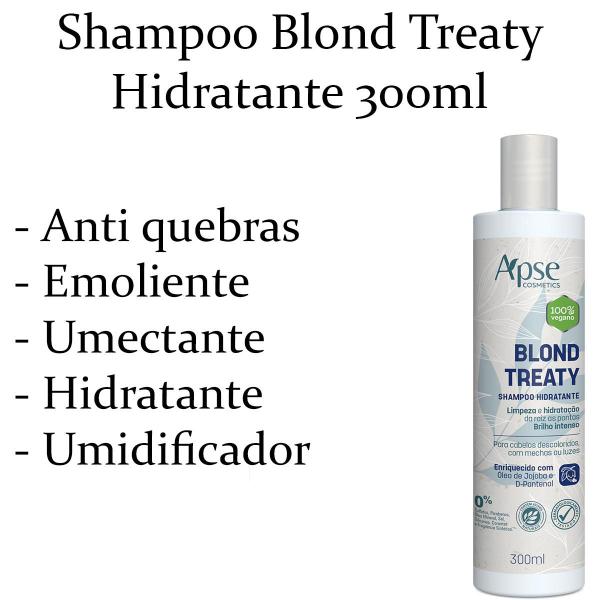 Imagem de Shampoo Blond Treaty Hidratante 300ml Apse