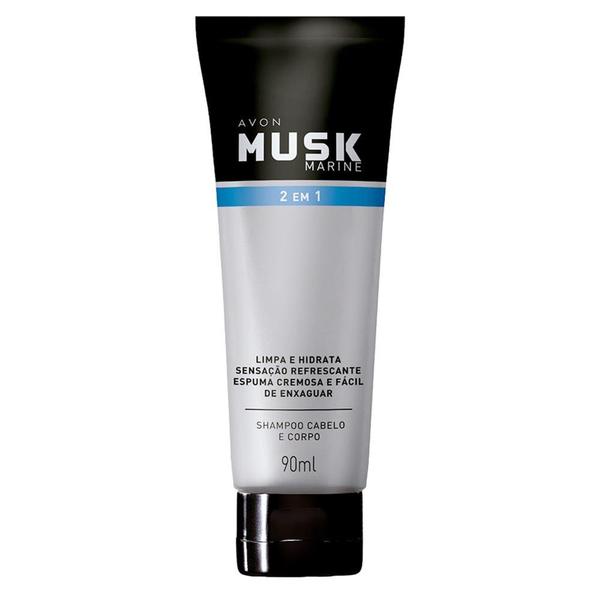 Imagem de Shampoo Cabelo e Corpo Musk Marine - 90 ml