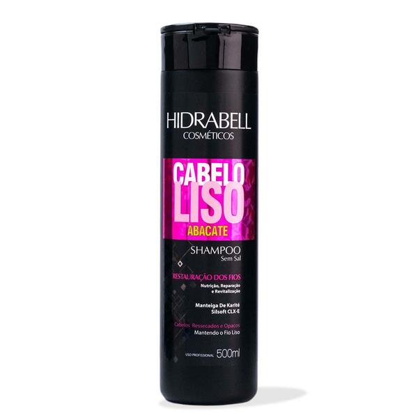 Imagem de Shampoo Cabelo Liso Abacate 500ml Hidrabell