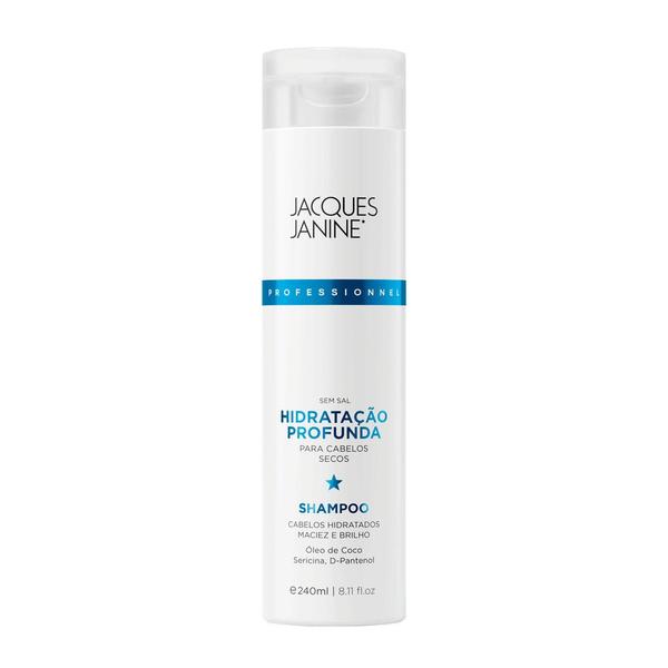 Imagem de Shampoo Cabelos Secos Sem Sal Hidratação Profunda Jacques Janine 240ml