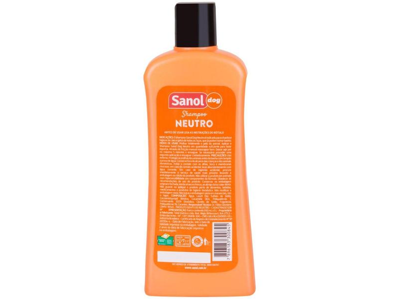 Imagem de Shampoo Cachorro e Gato Neutro - Sanol Dog 500ml