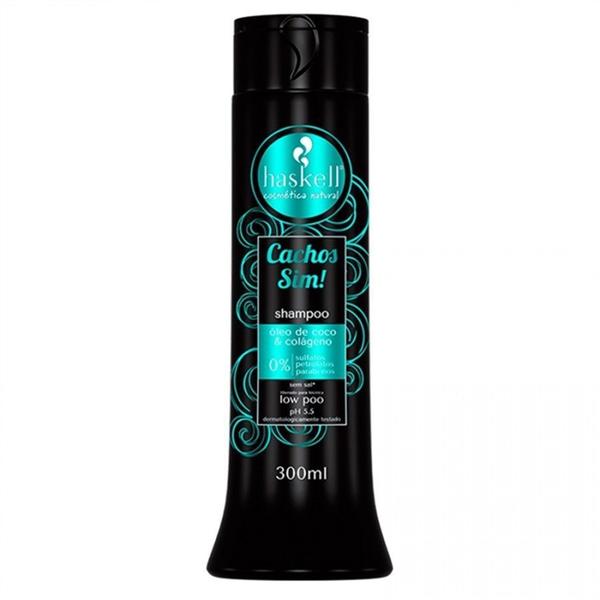 Shampoo Cachos Sim 300ml Haskell Imagem de Shampoo Cachos Sim 300ml Haskell